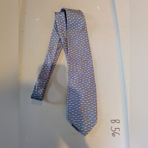 Beaufort Tie Rack Blue Tie With Cars